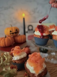 recette de Cupcakes Halloween au saumon fumé