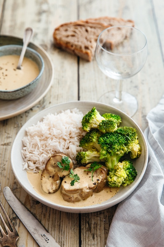 recette de Rognon de veau sauce moutarde