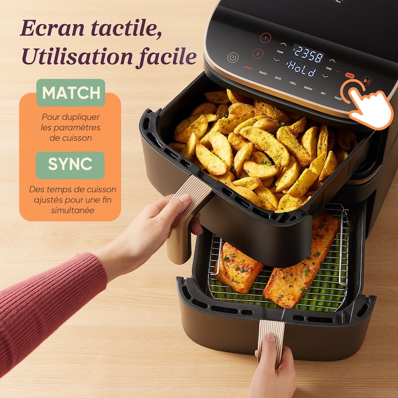 Airfryer fonctions Sync & Match