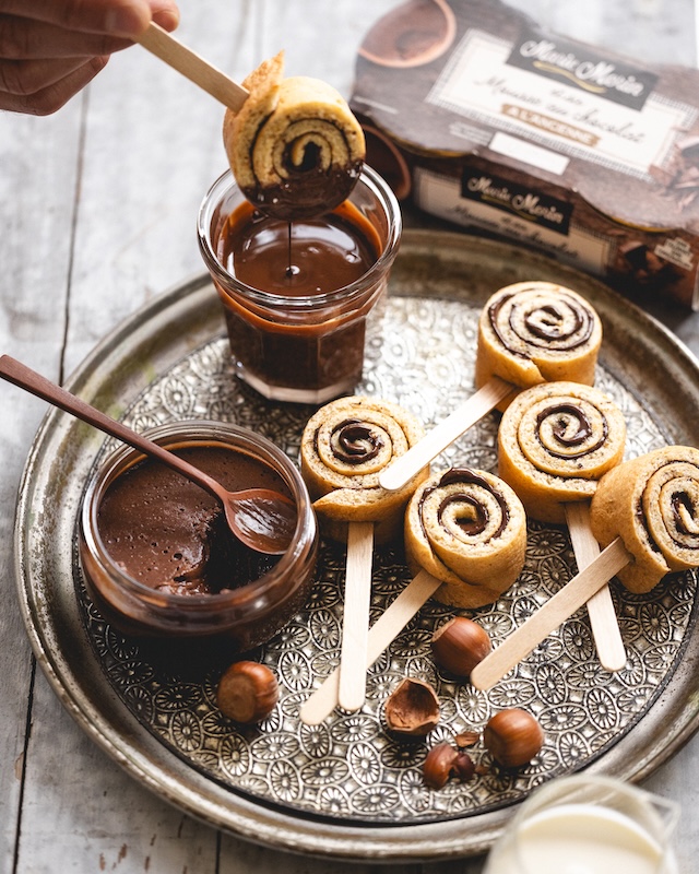 recette de Roulés gourmands au chocolat