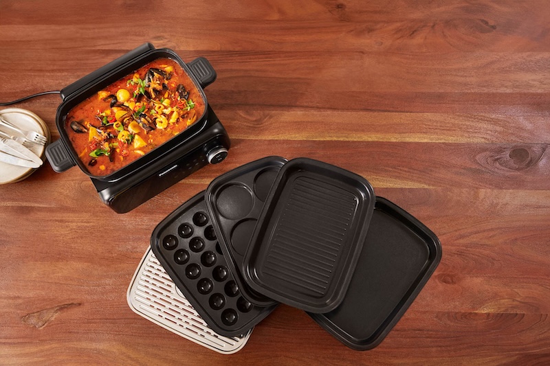 6 plaques de cuisson différentes
