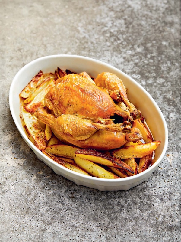 recette de Poulet à la grecque