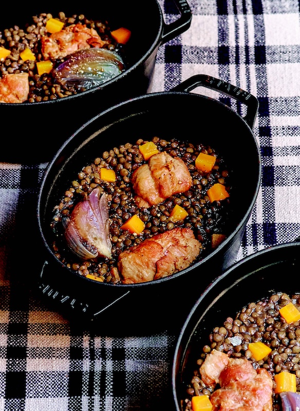 recette de Petit salé aux lentilles croustillantes
