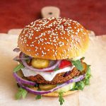 Burger végétarien aux haricots rouges