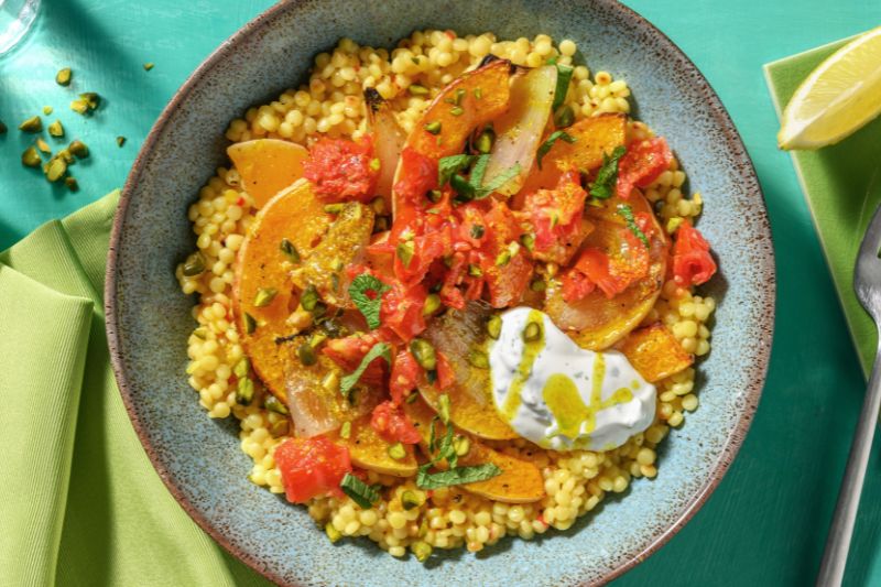 Butternut grillé au labneh