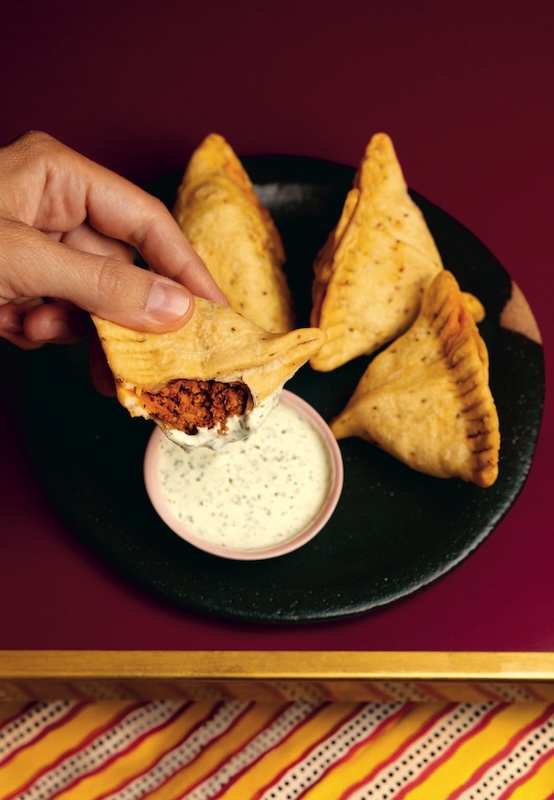 recette de Chicken keema samosa