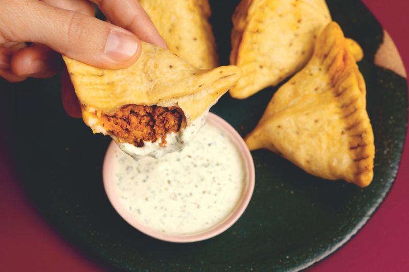 Chicken keema samosa