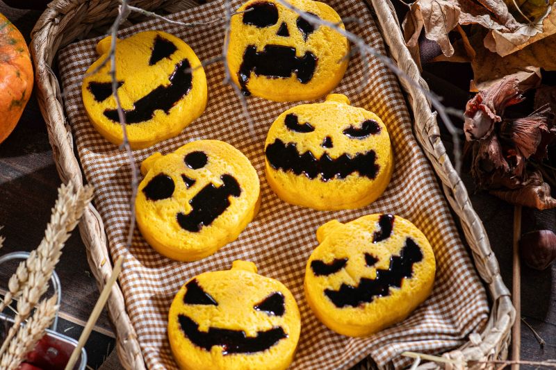 Flans d’Halloween au potimarron