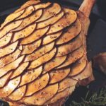 Côte de veau en écailles de cèpes