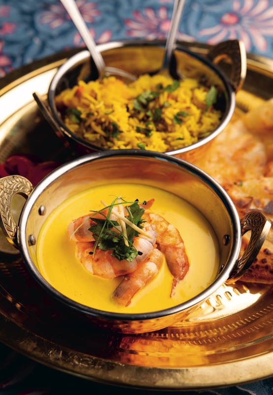 la recette des crevettes au curry de Kuna Family