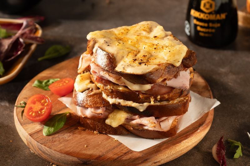 Croque-monsieur à la sauce soja