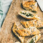 Feuilleté aux épinards et fromage frais