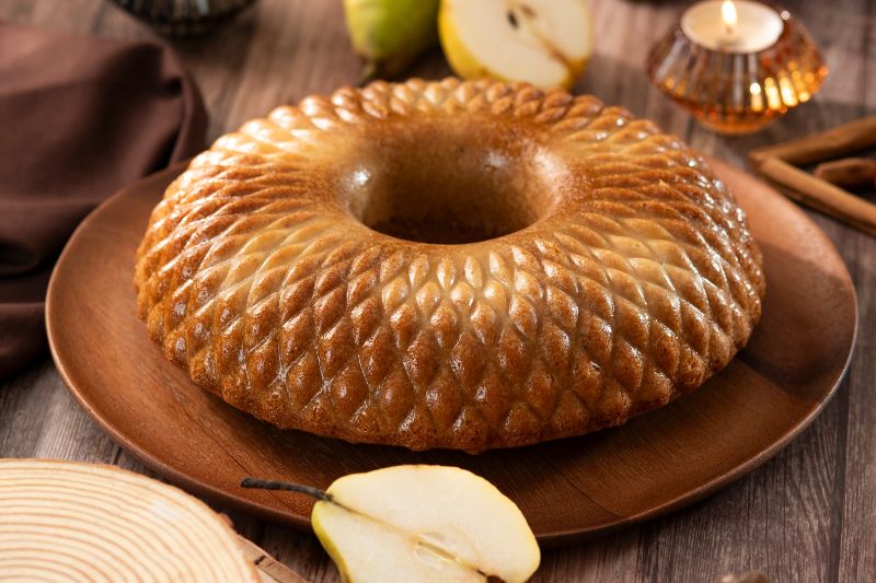 Gâteau aux poires et aux épices