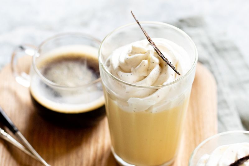 Liégeois à la crème dessert vanille