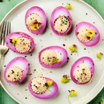 Oeufs mimosa betterave Kiri