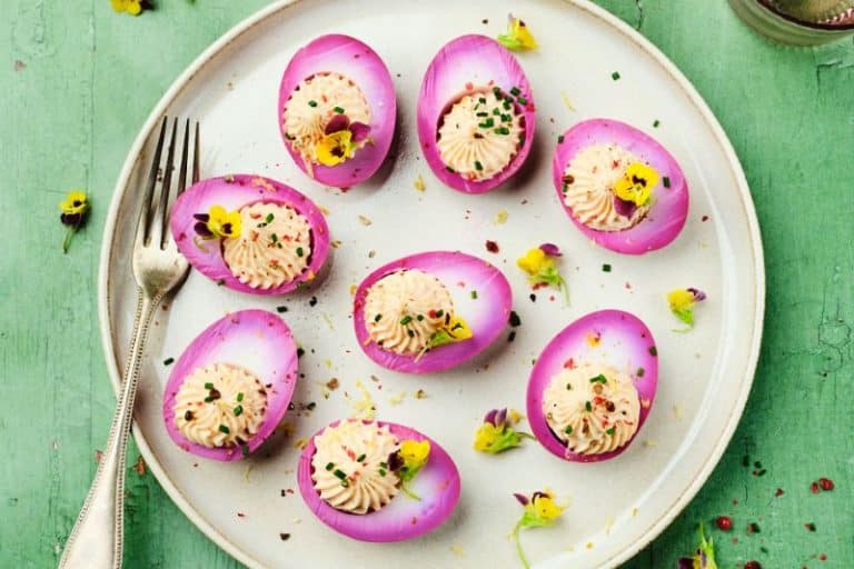 Oeufs mimosa betterave Kiri