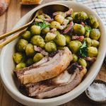 Poitrine d’agneau et choux de Bruxelles