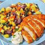 Poulet crispy épinards et mayo