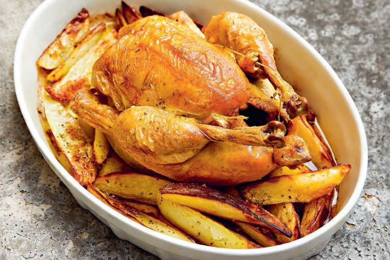 Poulet à la grecque