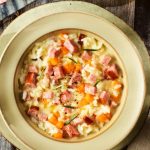 Risotto à la saucisse de Morteau et à la courge