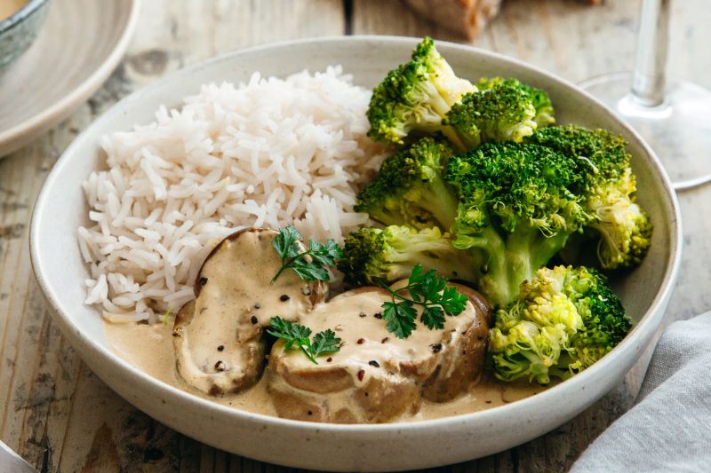 Rognon de veau sauce moutarde