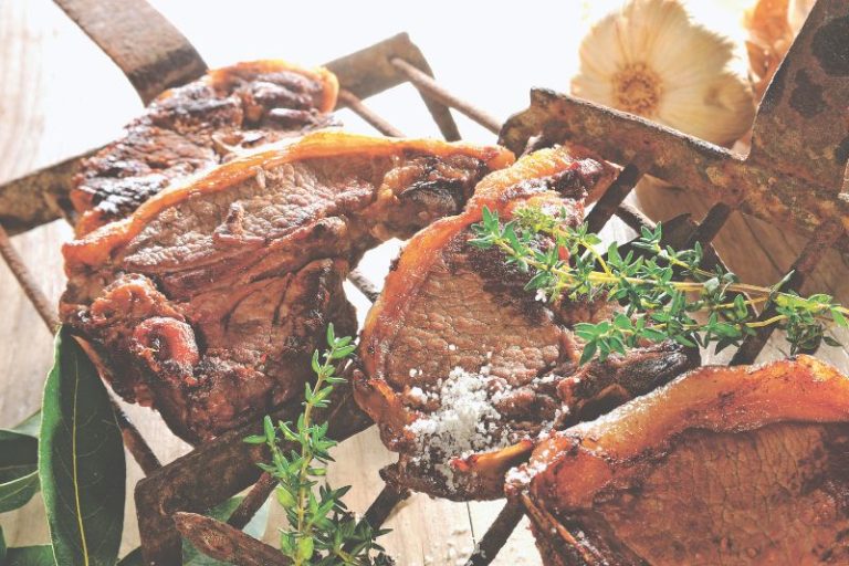 Côtelettes de sanglier grillées