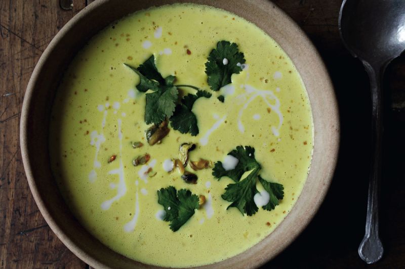 Soupe de moules et coques