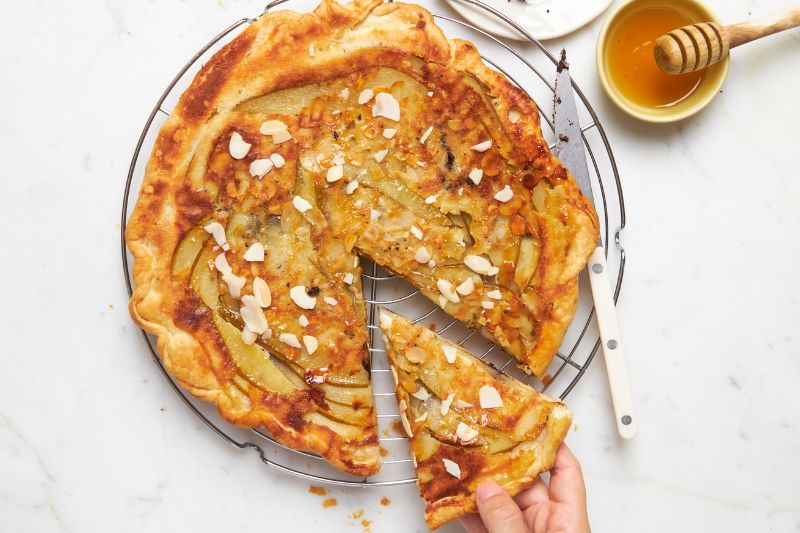 Tarte renversée poire choco