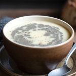 Velouté d’automne au sésame noir