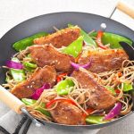 Wok de canard snacké