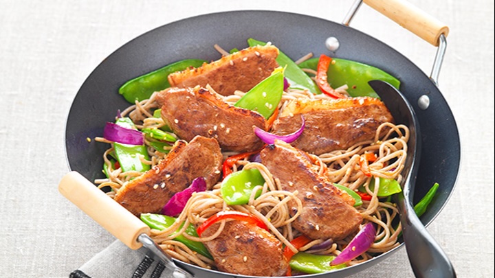 recette de Wok de canard snacké