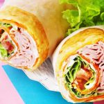Wraps de carottes aux crudités