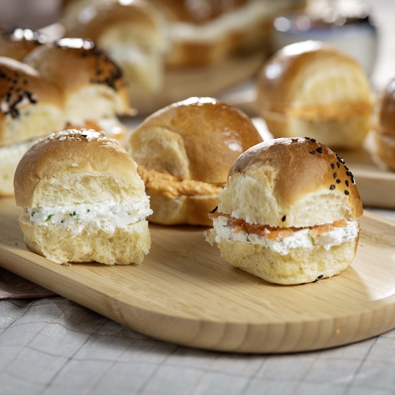 recette de Mini buns salés pour l’apéro