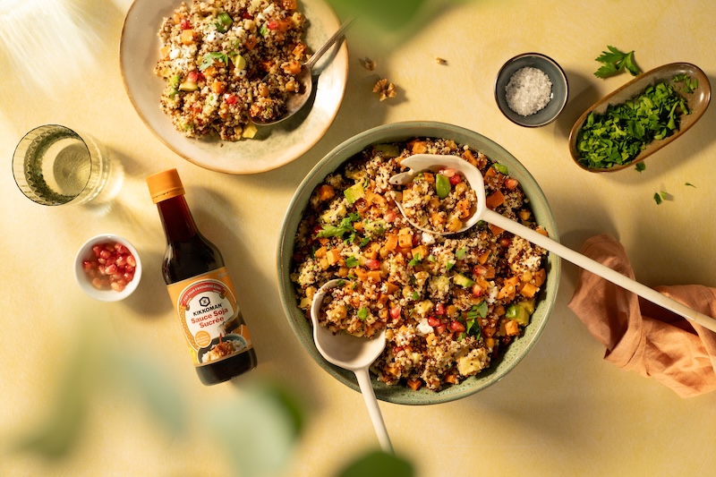 recette de Salade arc-en-ciel au quinoa