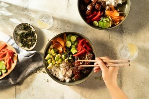 recette de Poke bowl au thon mariné