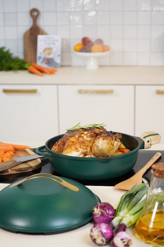 recette de Poulet rôti à la Fabuleuse poêle