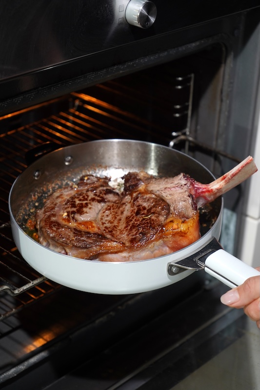 recette de Côte de boeuf double cuisson