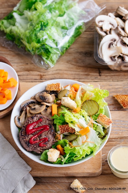 recette de Burger destructuré