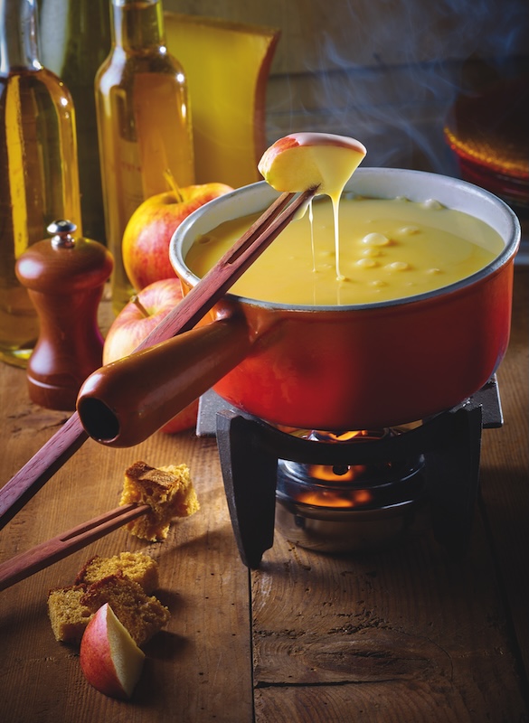 recette de Fondue inratable aux deux Beaufort