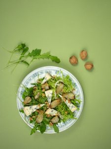 recette de Salade tiède de topinambours rôtis