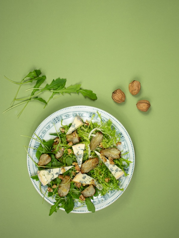 recette de Salade tiède de topinambours rôtis