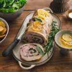 Poitrine d’agneau façon porchetta