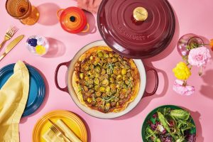 recette de Tatin de poireaux au miel et au Parmesan