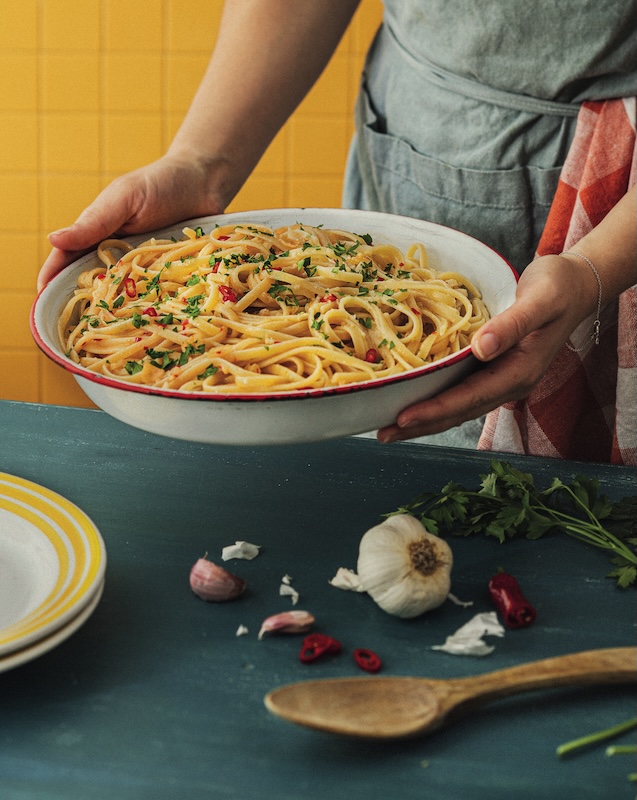 recette de Linguine aglio oglio