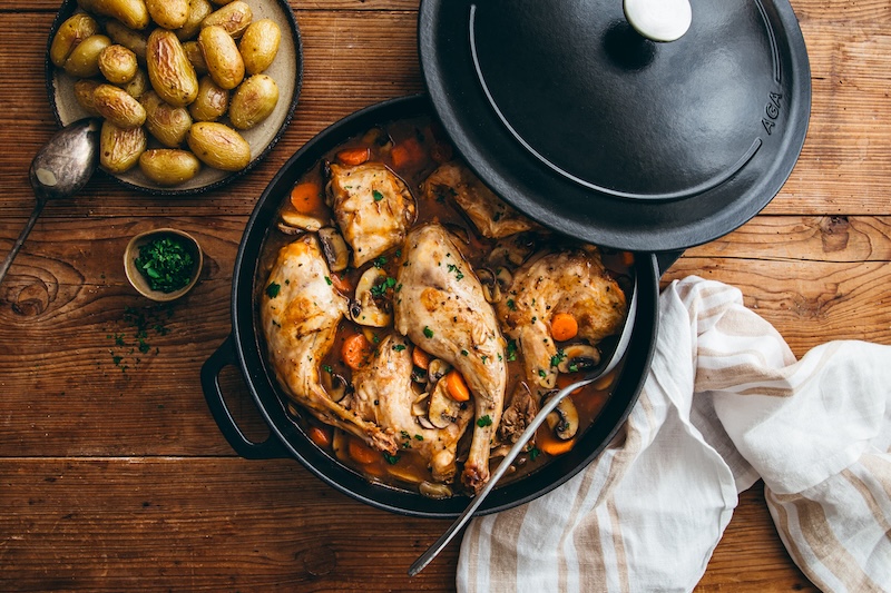 recette de Lapin marengo