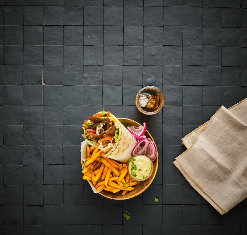 recette de Kebab shawarma aux lamelles au boeuf