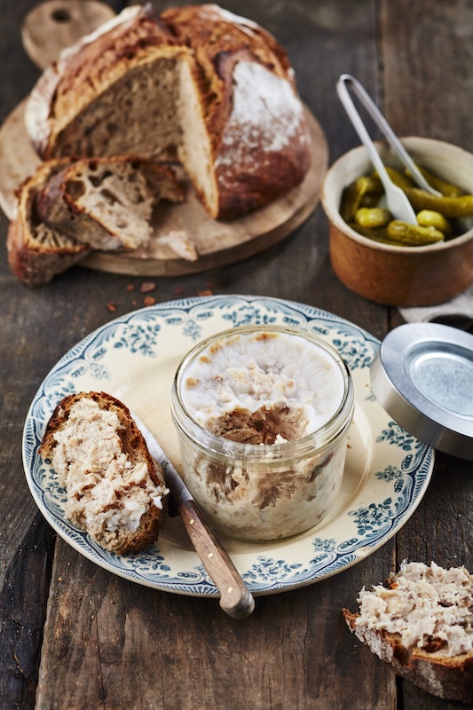recette de Rillettes de lapin à la graisse d’oie