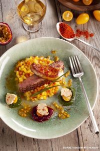 recette de Magrets et foie gras aux épices