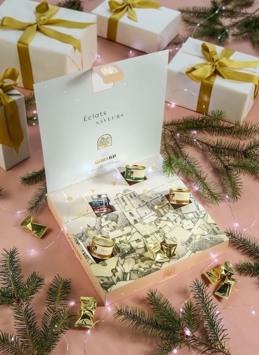 Calendrier De L'Avent Couple - 25 Défis/recettes Pour Noël Ou Saint-Valentin, Format A3 Avec Chevalet