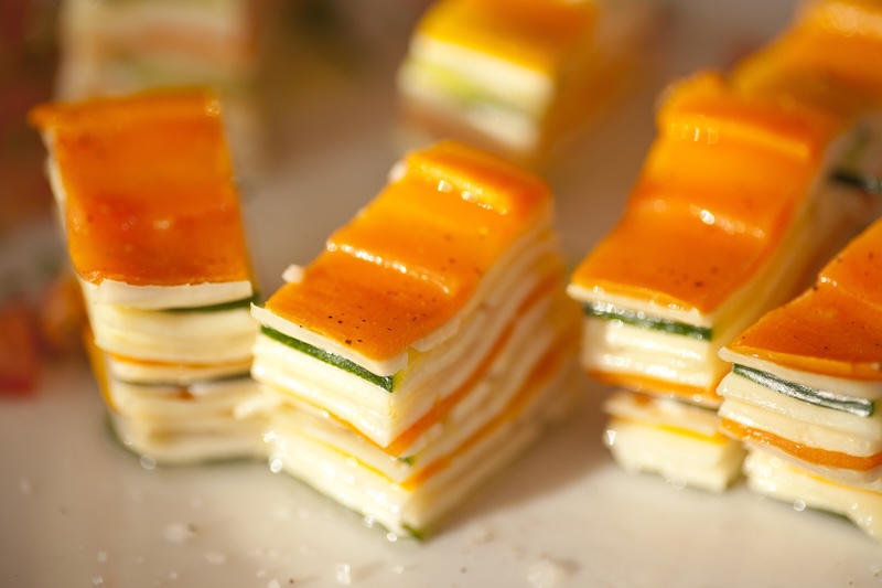 recette de Millefeuilles de légumes à la Tome des Bauges